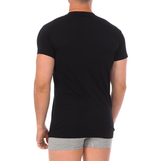 Herren Kurzarm Baumwollunterhemd Q1003 - Image 3