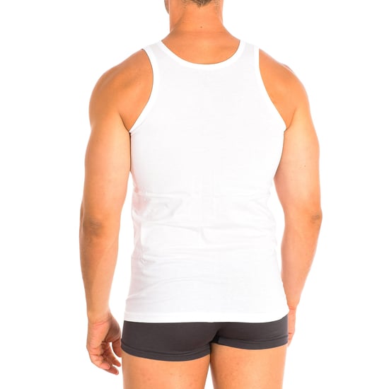 Herren ärmelloses Bambus-Unterhemd Q1001 - Image 3