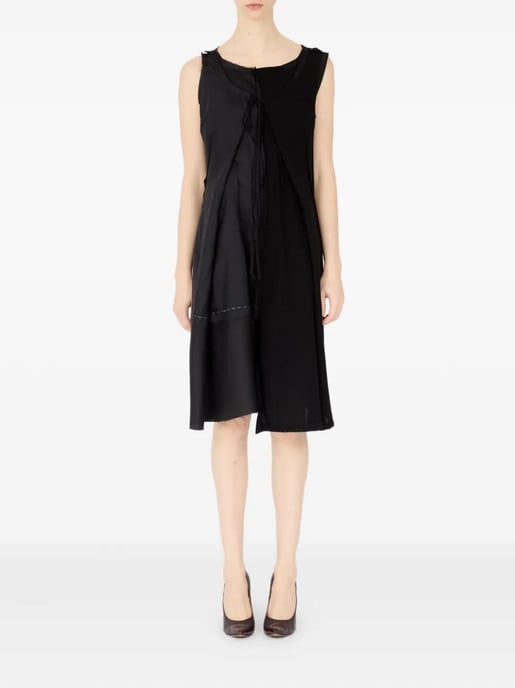 Schwarzes Wollkleid - Image 1