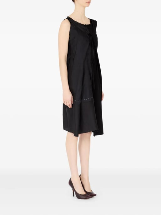 Schwarzes Wollkleid - Image 2