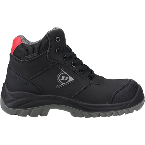Dunlop First One Adv Titan Nubuck Herren Sicherheitsstiefel Schwarz/Rot - Image 5