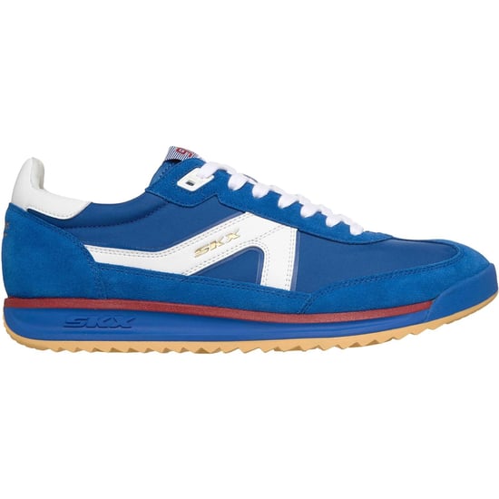 Skechers SKX 92 Spective Leder Herren Blau/Multi Sneaker - Image 5