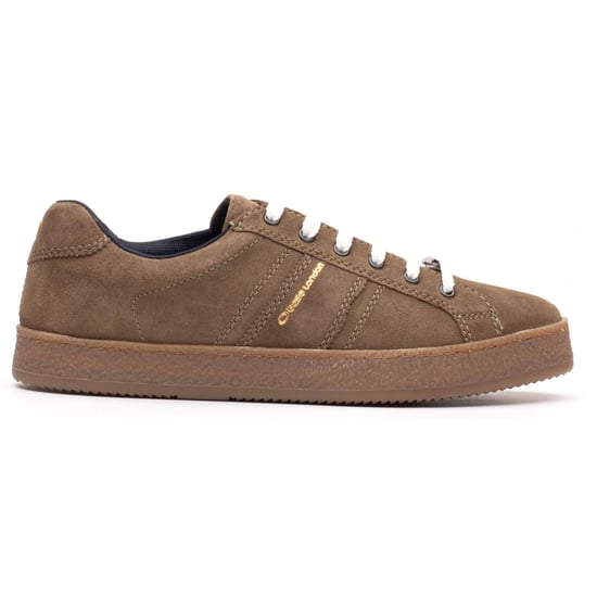 Base London Hopper Leder Herren Moos Turnschuhe - Image 5
