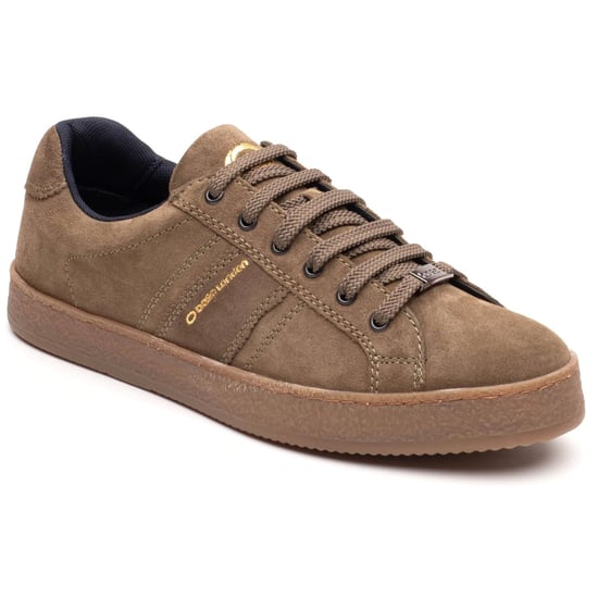 Base London Hopper Leder Herren Moos Turnschuhe - Image 6