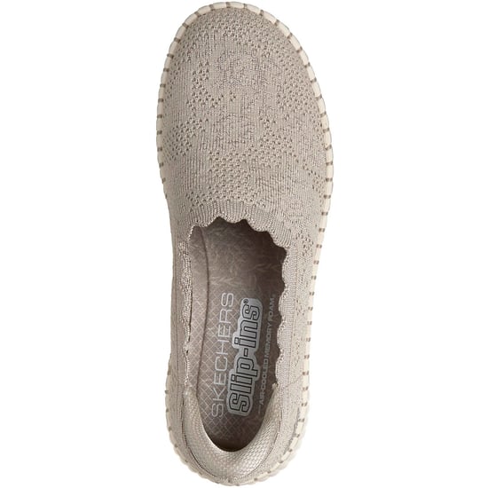 Skechers Wilshire Boulevard Polyester Damen Taupe Sneakers - Image 3