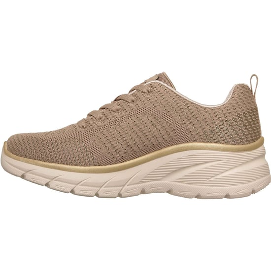 Skechers Fashion Fit 2.0 Polyester Damen Taupe/Gold Sneakers - Image 4