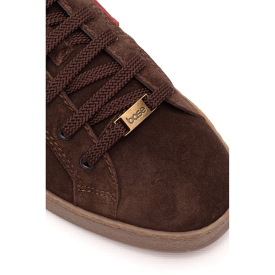 Base London Hopper Leder Herren Schnürschuhe in Braun - Image 6