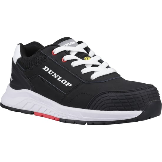 Dunlop Storm Nubuck Herren Sicherheits-Sneaker Schwarz/Weiß/Rot - Image 1
