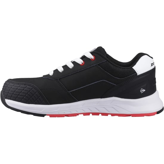 Dunlop Storm Nubuck Herren Sicherheits-Sneaker Schwarz/Weiß/Rot - Image 4