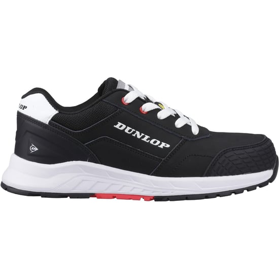 Dunlop Storm Nubuck Herren Sicherheits-Sneaker Schwarz/Weiß/Rot - Image 5