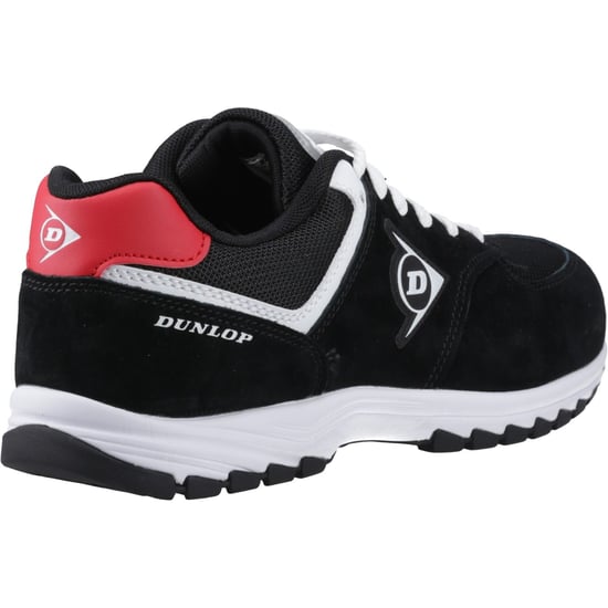Dunlop Arrow Wildleder Herren Sicherheitsschuhe Schwarz/Rot/Weiß - Image 2