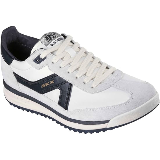 Skechers SKX 92 Spective Leder Herren Weiß/Schwarz Sneaker - Image 1
