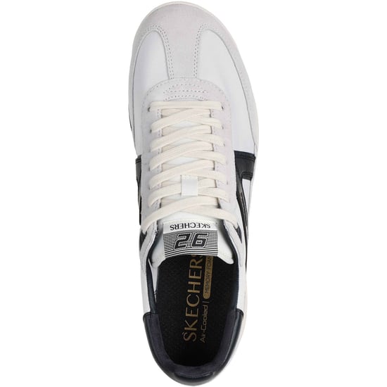 Skechers SKX 92 Spective Leder Herren Weiß/Schwarz Sneaker - Image 3