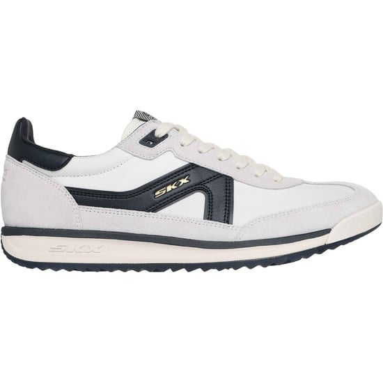 Skechers SKX 92 Spective Leder Herren Weiß/Schwarz Sneaker - Image 5
