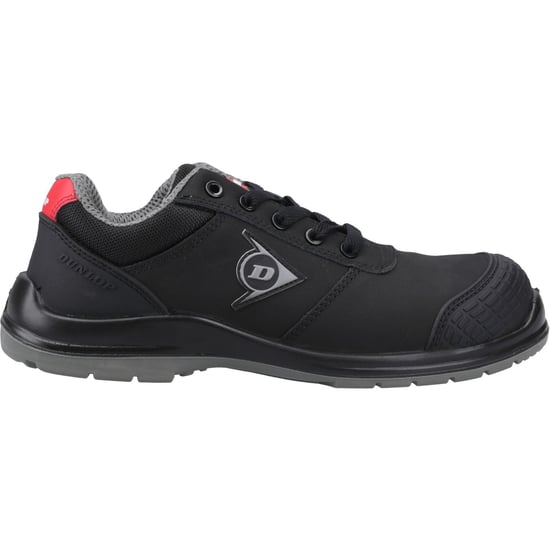 Dunlop First One Adv-Evo Niedrig Nubuk Herren Schwarz/Rot Sicherheitsschuhe - Image 5