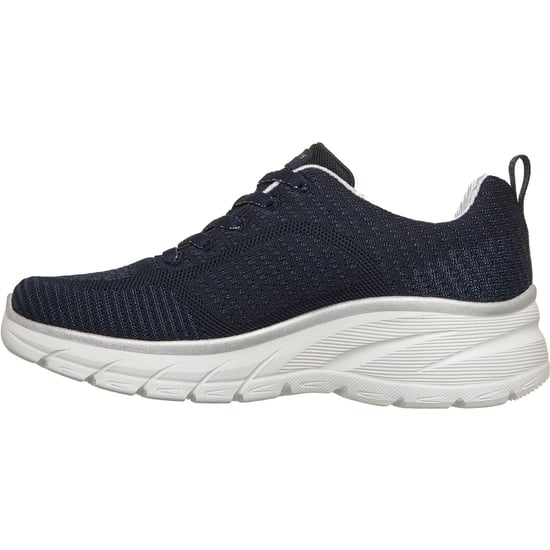 Skechers Fashion Fit 2.0 Polyester Damen Sneaker Navy/Silber - Image 4