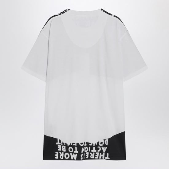Weißes/schwarzes Baumwoll-Aids-T-Shirt - Image 2