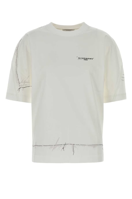 Weißes Baumwoll Oversize T-Shirt - Image 1