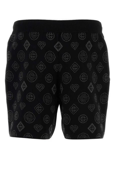 Bestickte Stretch-Jacquard-Bermuda-Shorts - Image 2