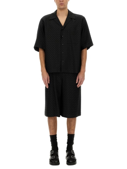 Schwarze Viskosemischung Shorts - Image 2