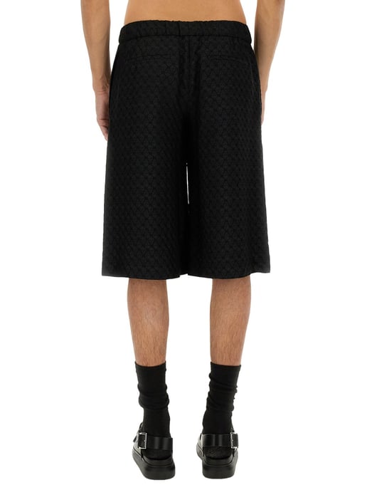Schwarze Viskosemischung Shorts - Image 3