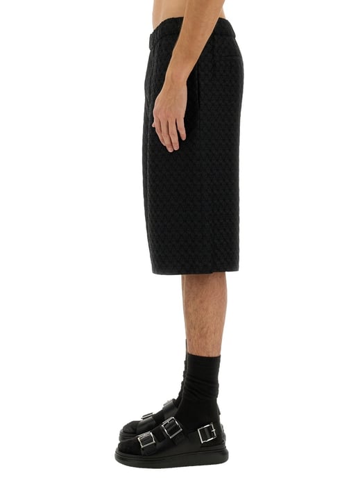 Schwarze Viskosemischung Shorts - Image 4