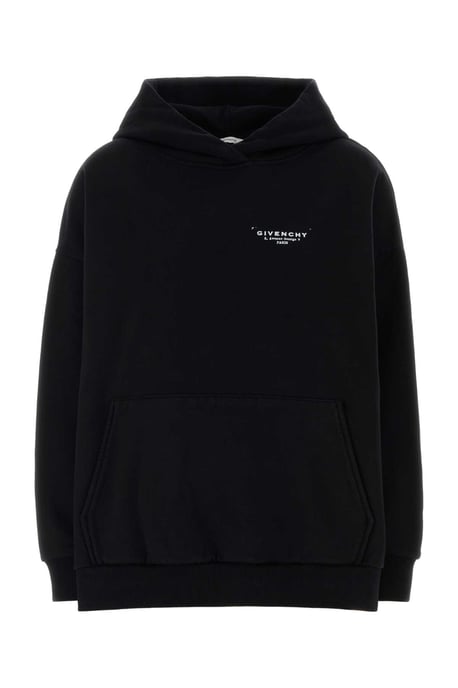 Schwarzes Baumwoll Oversize Sweatshirt - Image 1