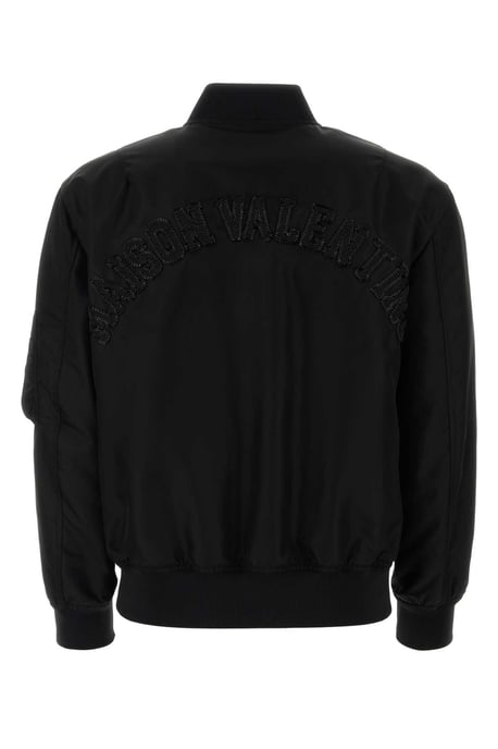 Schwarze Nylon-Bomberjacke - Image 2