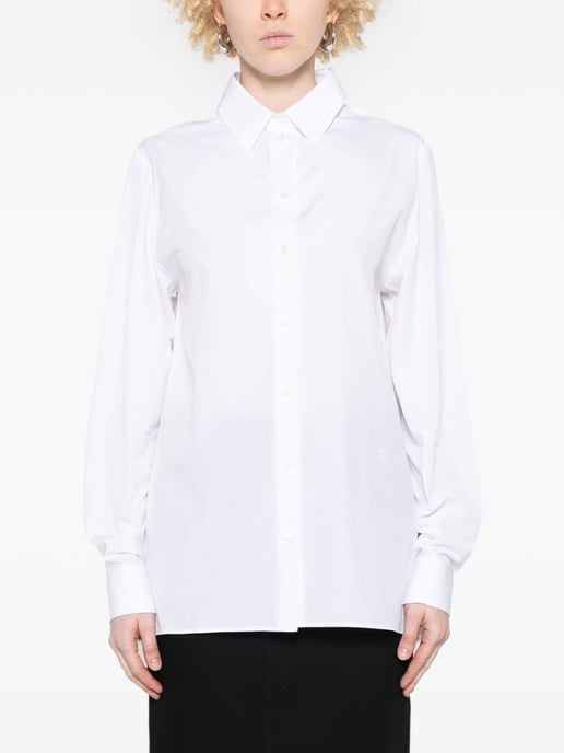 Weiße Popeline-Bluse - Image 1