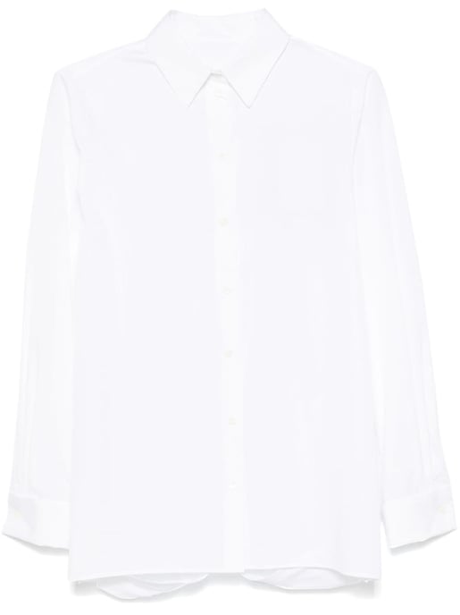 Weiße Popeline-Bluse - Image 5