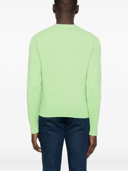 Filzpullover aus reinem Kaschmir mit langen Ärmeln und Rundhalsausschnitt - Image 3