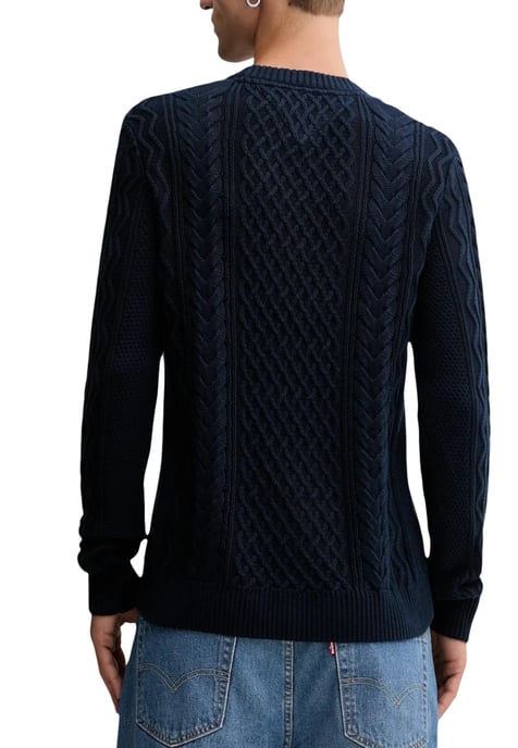 Kabelstrick Rundhals-Pullover - Image 2