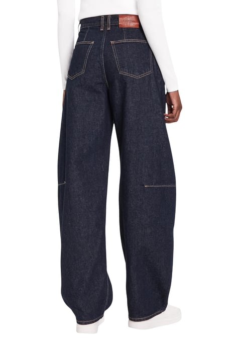 Gerade geschnittene Dunkelblau Jeans - Image 3
