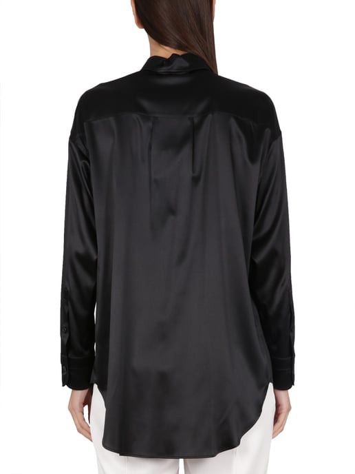 Stretch-Seiden-Satin Relaxed Fit Hemd - Image 5