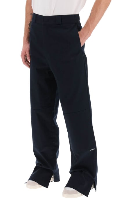 Palm Angels Hose aus Baumwolle - Dunkelblau - Image 1