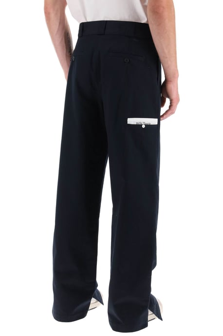 Palm Angels Hose aus Baumwolle - Dunkelblau - Image 4