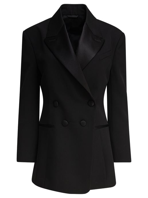 Faltenhemmender doppelt geknöpfter Blazer - Image 1