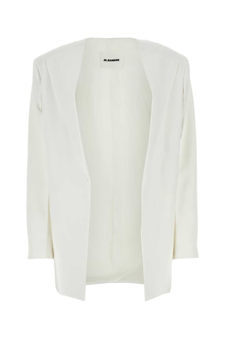 Weißer Viskose-Blazer - Image 2