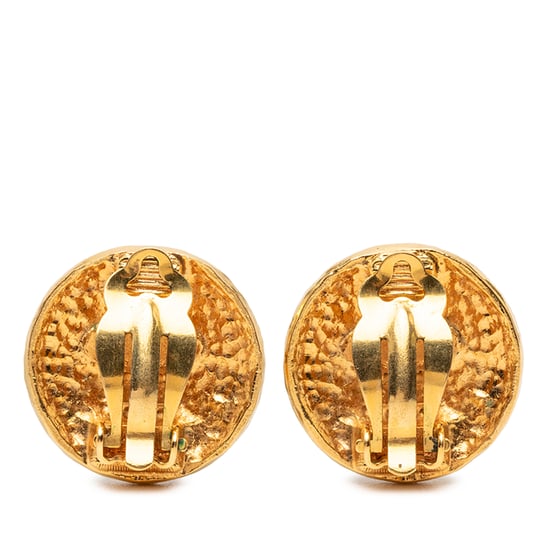 Gebrauchte vergoldete Wappen-Clip-On-Ohrringe - Image 2