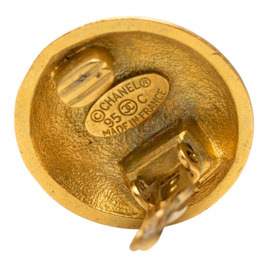 Gebrauchte Cc vergoldete Clip-On Ohrringe - Image 4