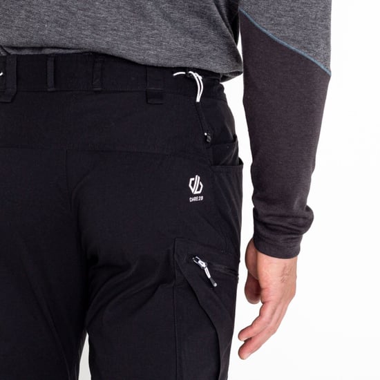 Dare 2B Mens Tuned In II Multi Pocket Zip Off Walking Hosen (Schwarz) - Image 6