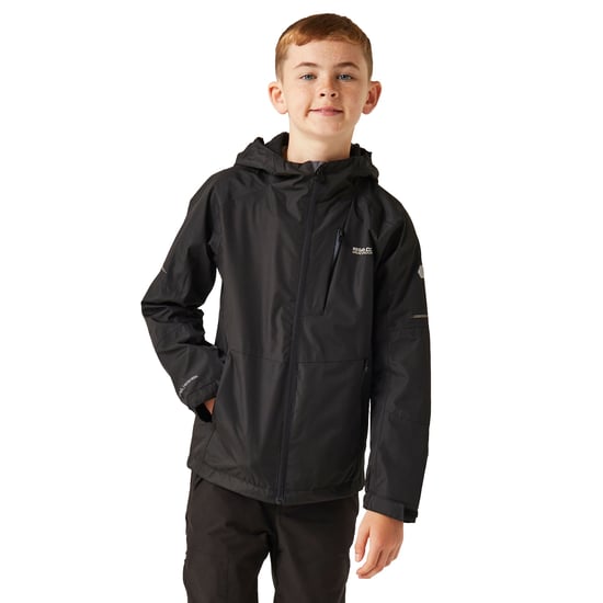 Regatta - "Calderdale II" Jacke, wasserfest für Kinder (Schwarz) - Image 4