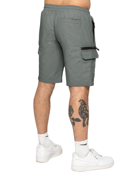 Enzo | Herren Woven Utility Cargo Shorts - Image 3