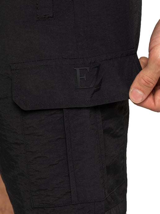 Enzo | Herren Woven Utility Cargo Shorts - Image 4