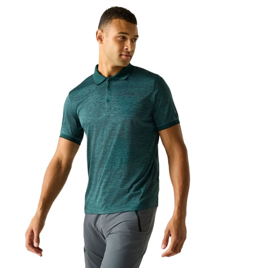 Regatta Herren Poloshirt Remex II kurzärmlig (Mittelmeergrün) - Image 4