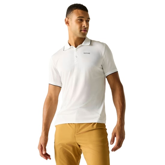 Regatta Herren Poloshirt Remex II kurzärmlig (Weiß Solid) - Image 4