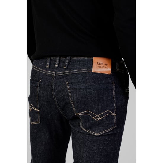 Herren Replay Anbass Slim-Fit Jeans in Blau - Image 5