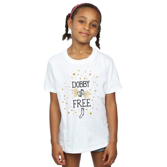 Harry Potter - "Dobby Is Free" T-Shirt für Mädchen (Weiß) - Image 3