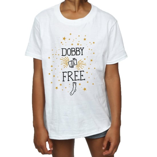 Harry Potter - "Dobby Is Free" T-Shirt für Mädchen (Weiß) - Image 4