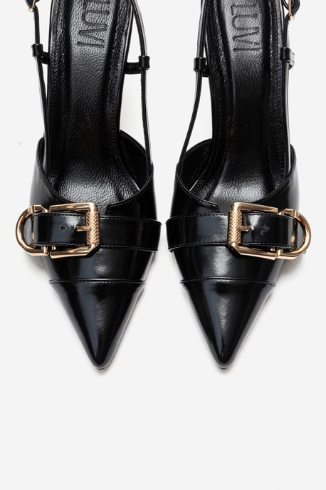 Noen Schnalle Spitzer Zehenbereich Stiletto Pumps - Image 3